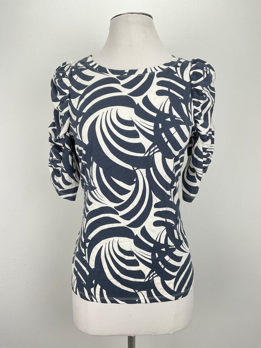 Blusa Azul marino Floral Worthington