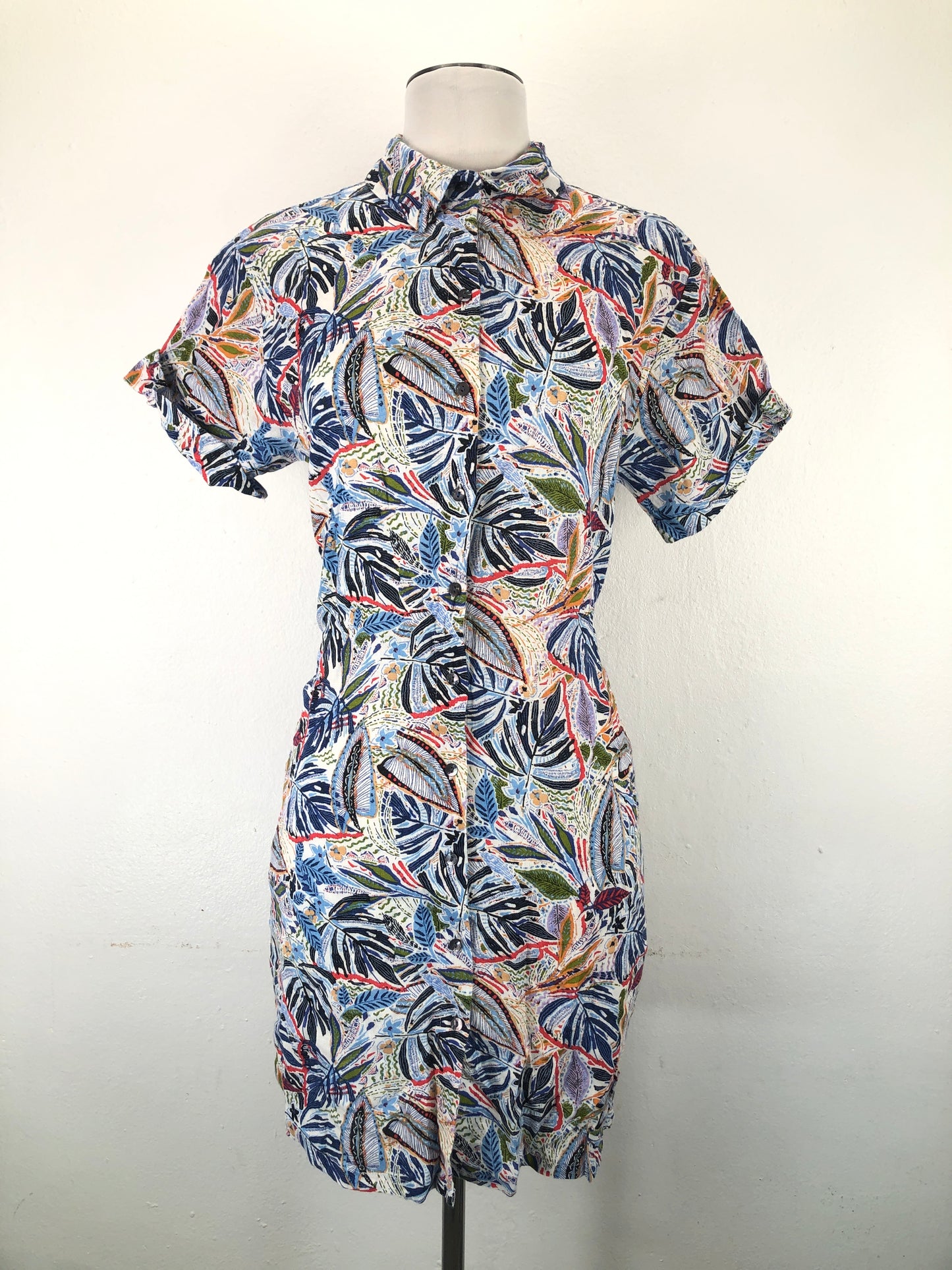 Vestido Tipo Camisero Multicolor Colifornia