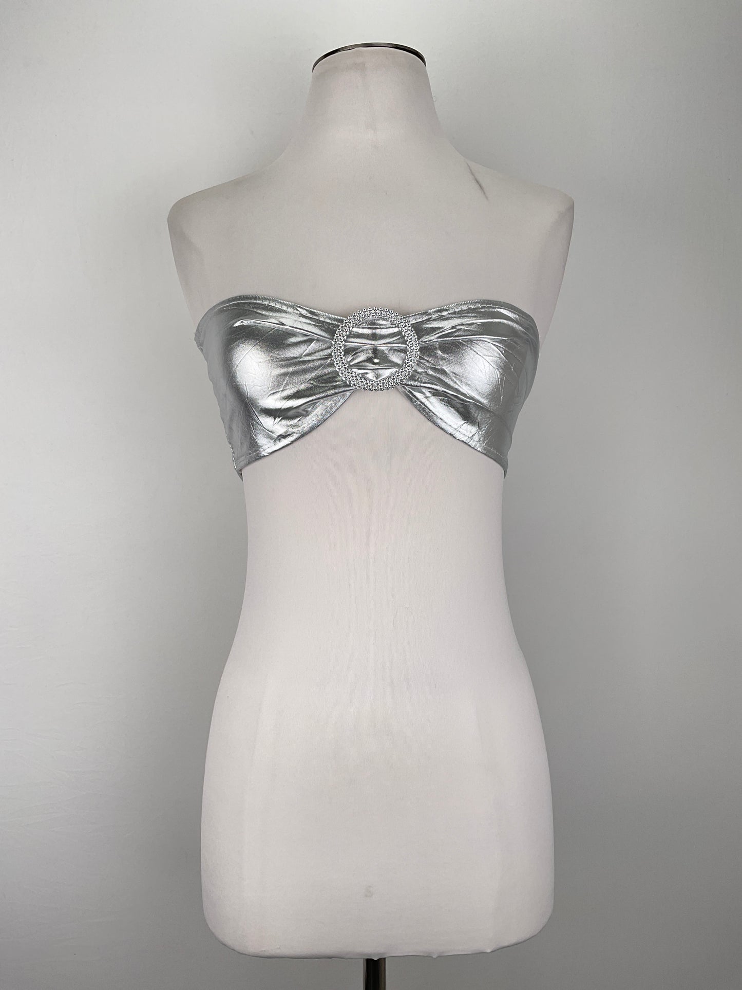 Top Plateado Variangis