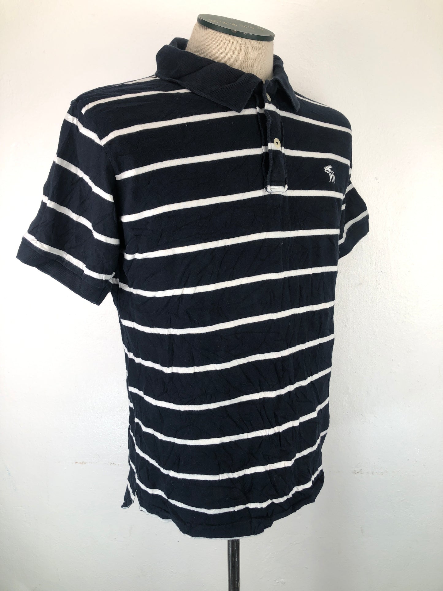 Camiseta Negro de Rayas Abercrombie