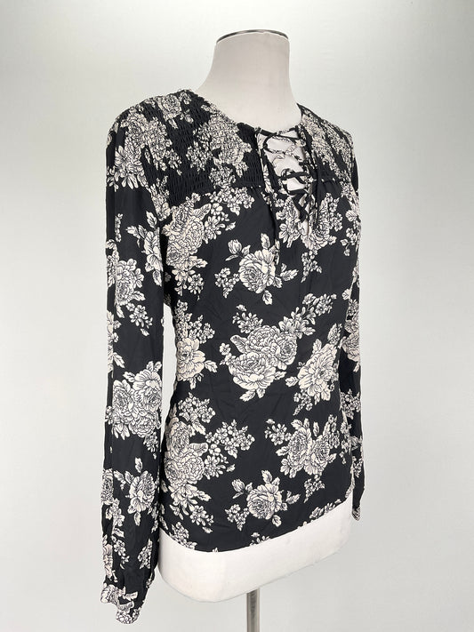 Blusa Negro Floral Trixxi