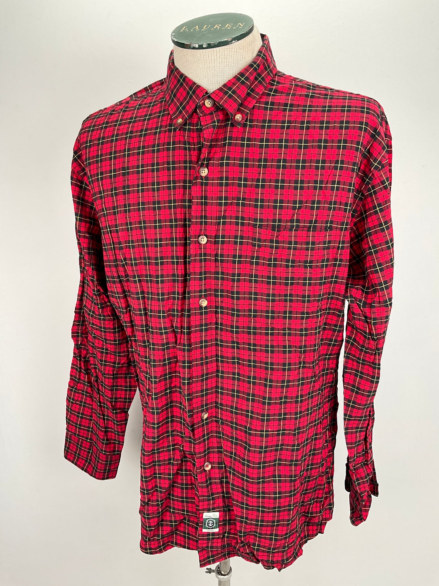 Camisa Rojo de Cuadro Izod