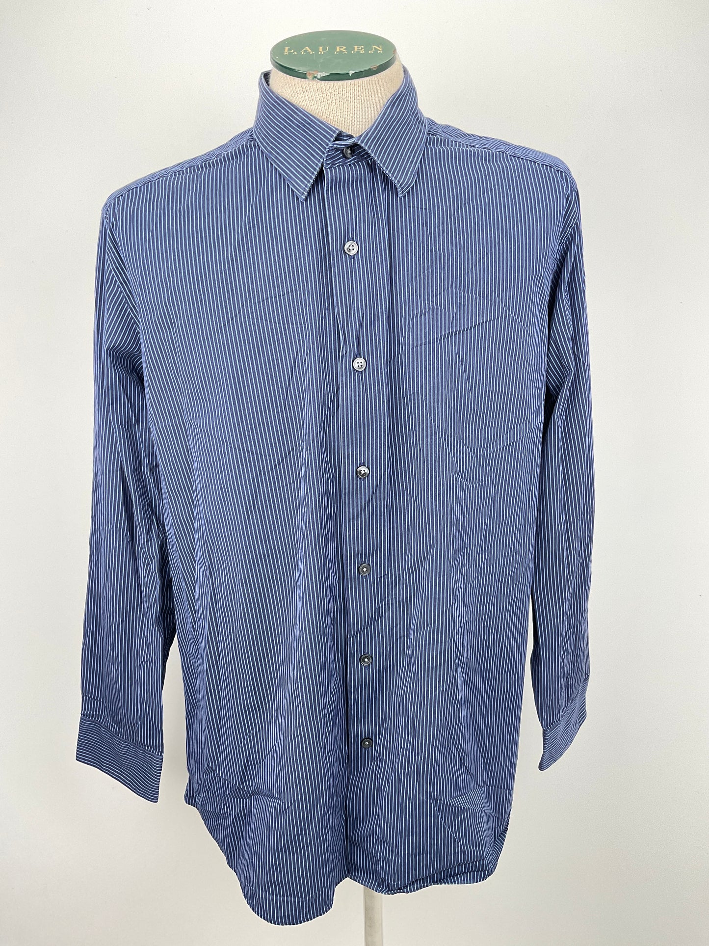 Camisa Azul marino de Rayas Apt.9