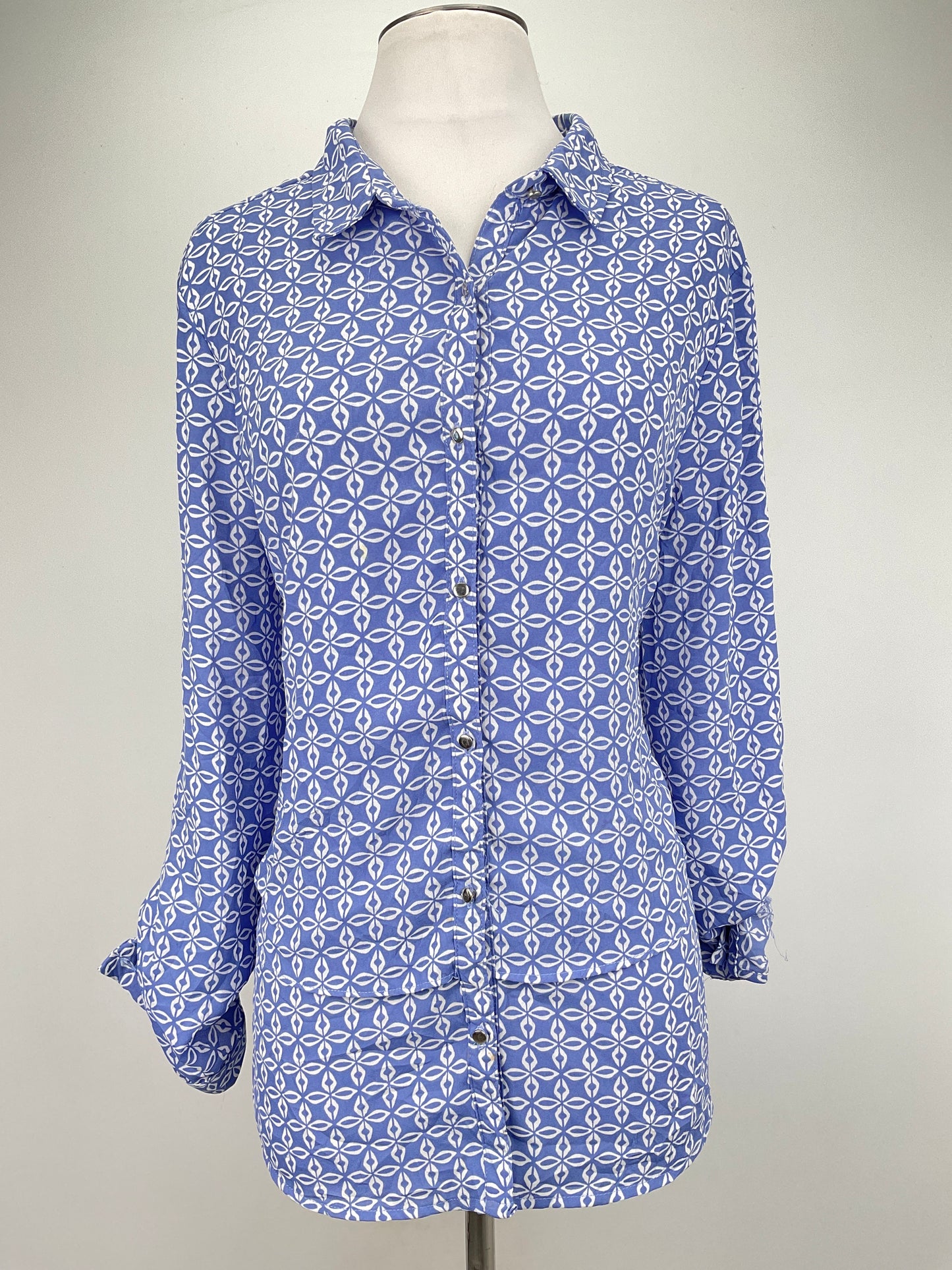 Camisa Azul claro Floral Victory Sports Wear