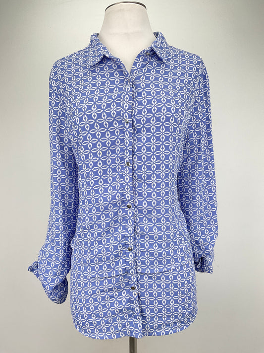 Camisa Azul claro Floral Victory Sports Wear