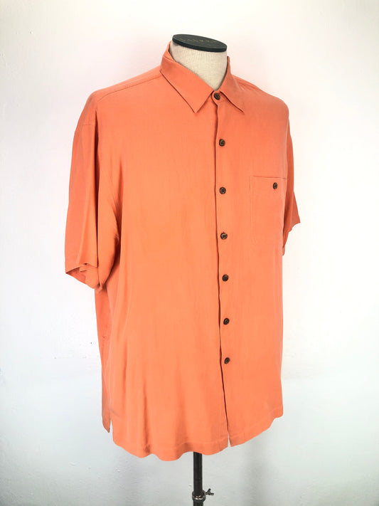 Camisa Naranja Pure Silk