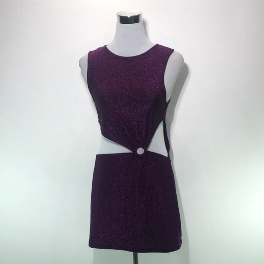 Vestido Morado de Brillo Motel