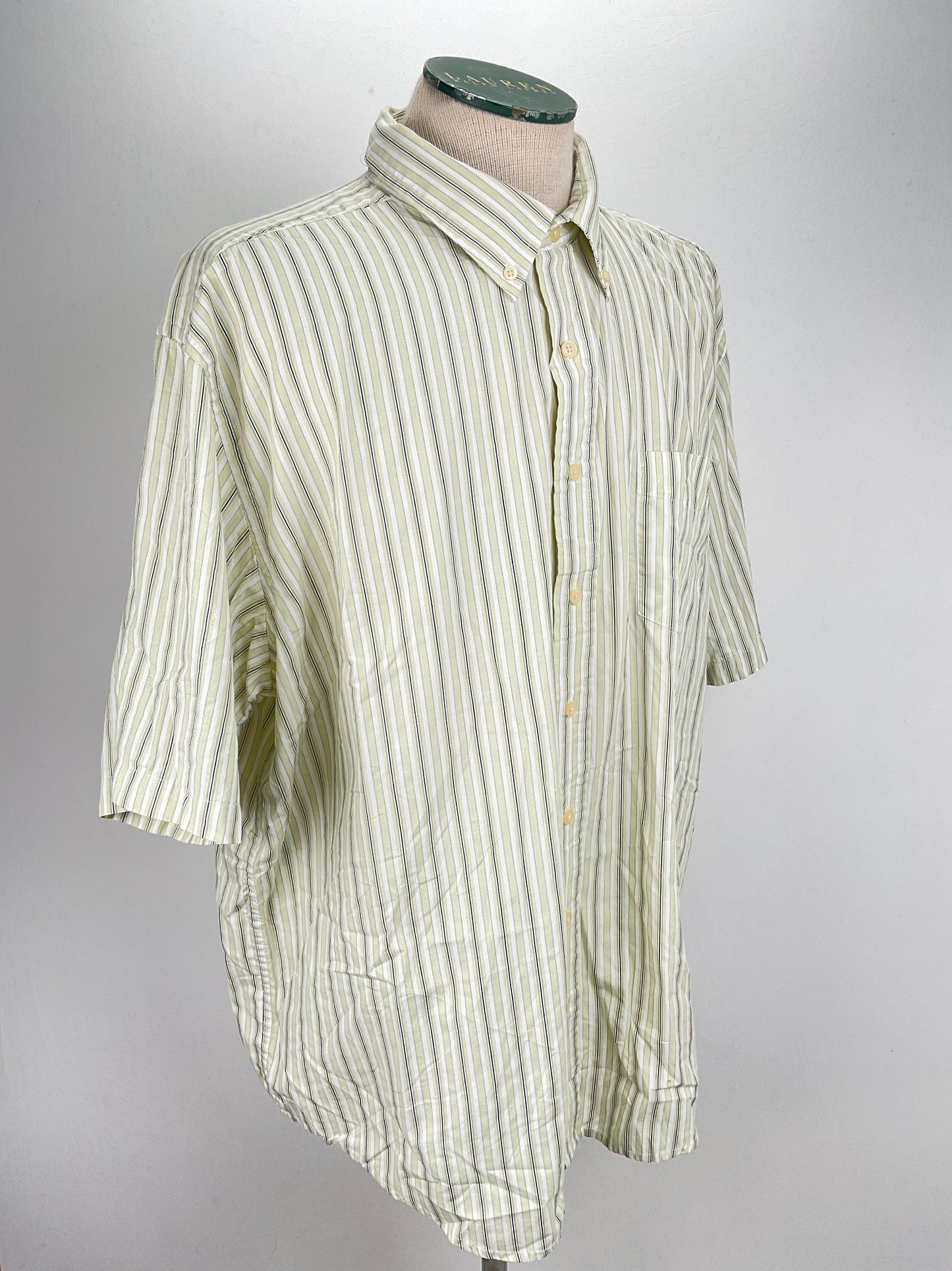 Camisa Verde de Rayas Purtan