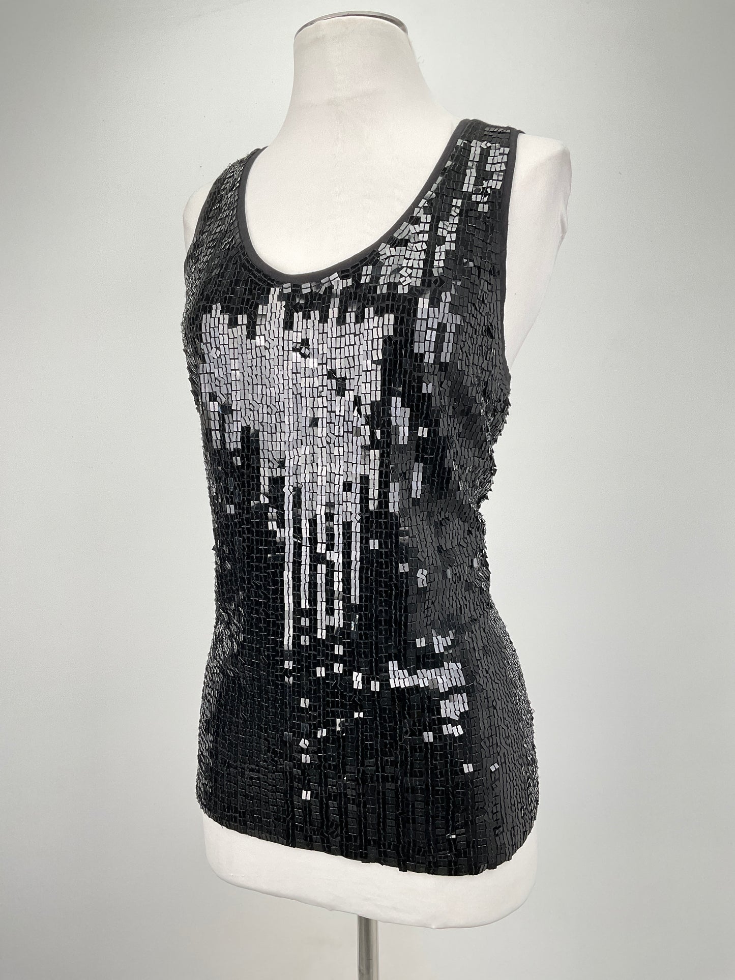 Blusa Negro de Brillo Faith