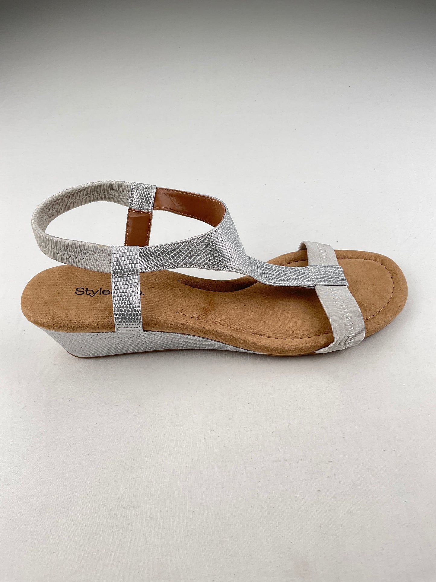 Zapatilla Plateado  Plataforma Style Co