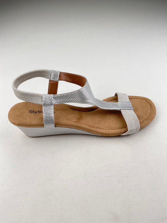 Zapatilla Plateado  Plataforma Style Co