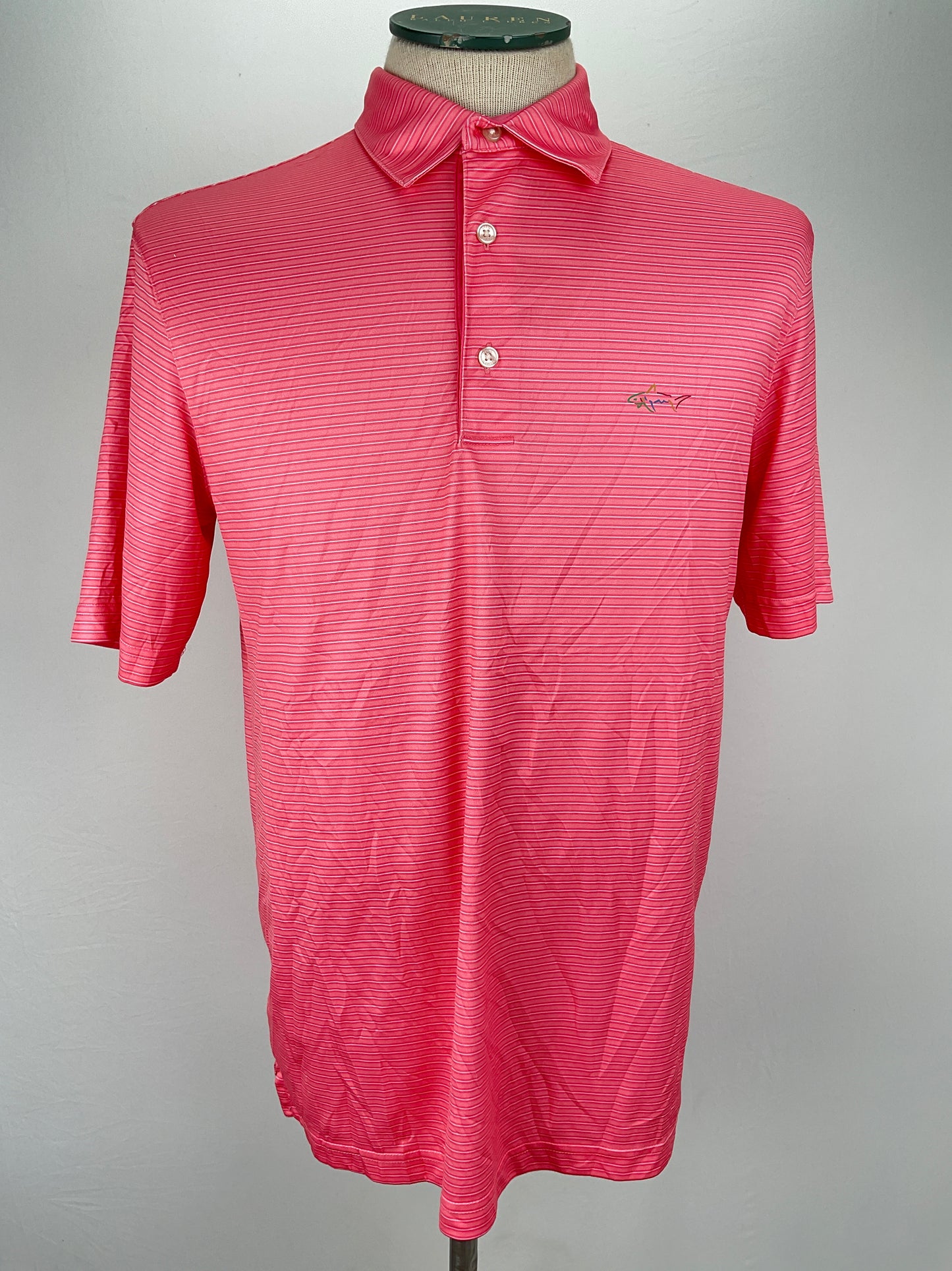 Camiseta Rosado Rayas Greg Norman