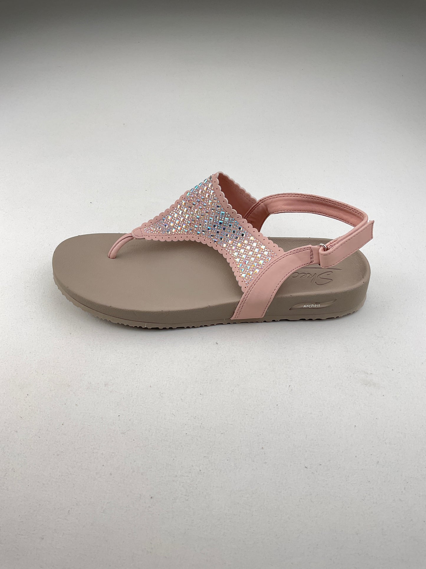 Sandalia Nude Skechers Archfit