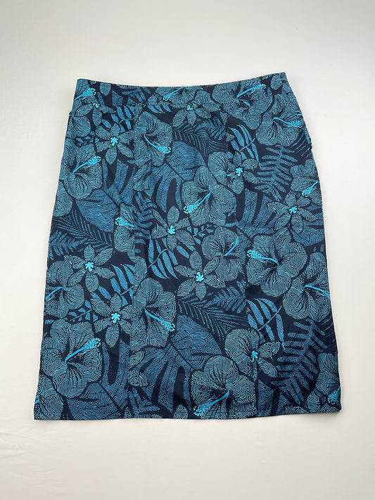 Falda Azul Floral  RIP Skint