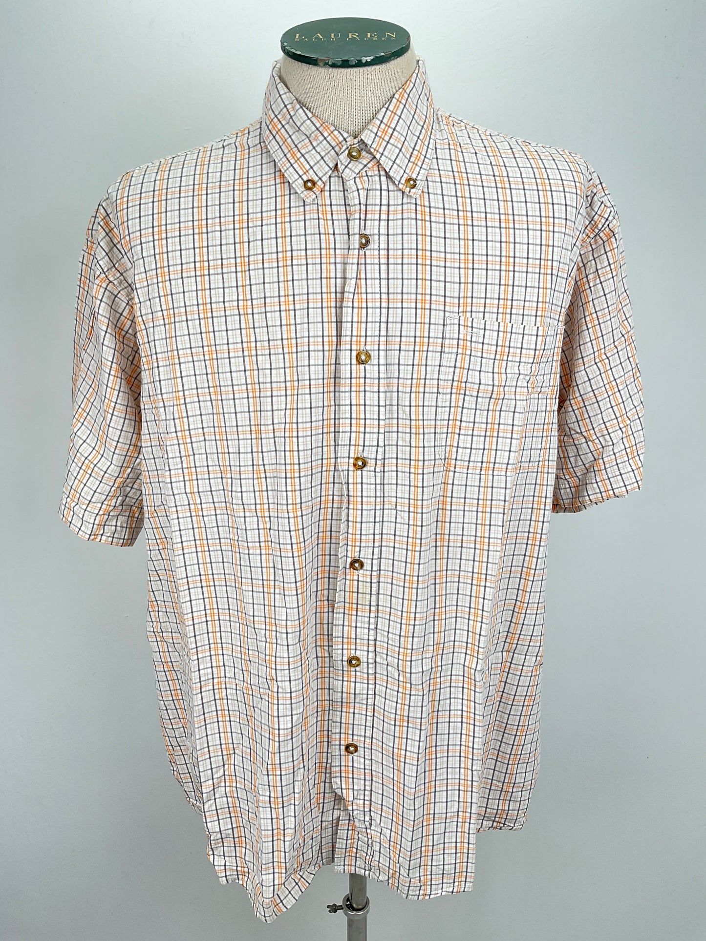 Camisa Crema de Cuadro Wrangler