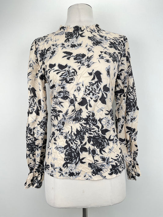 Blusa Crema Floral Variangis