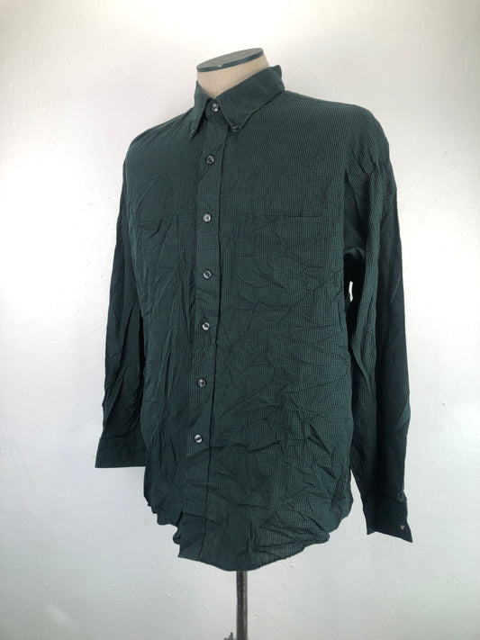 Camisa Verde De Cuadro Van Heusen