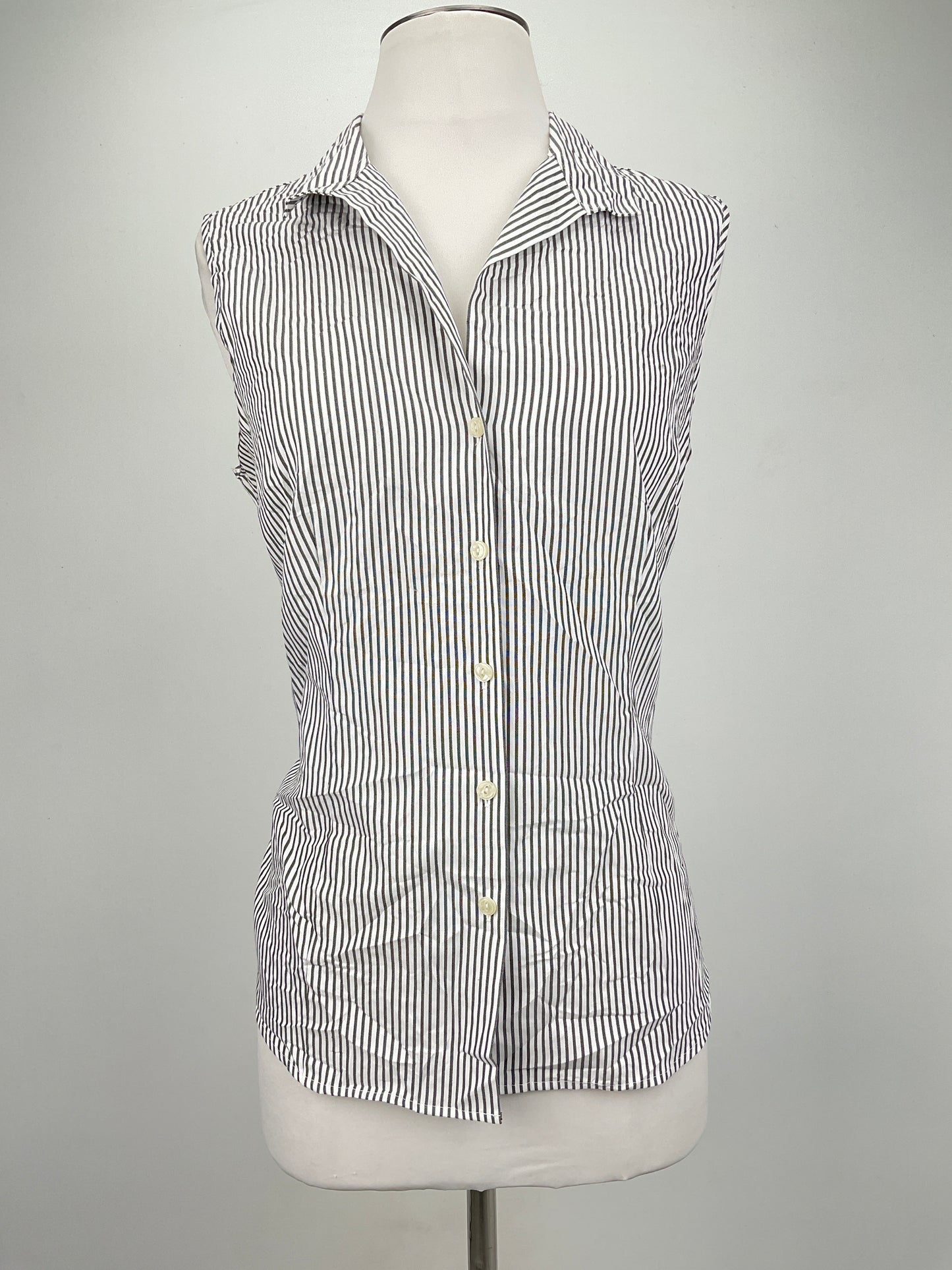 Camisa Blanco de Rayas Jones New York