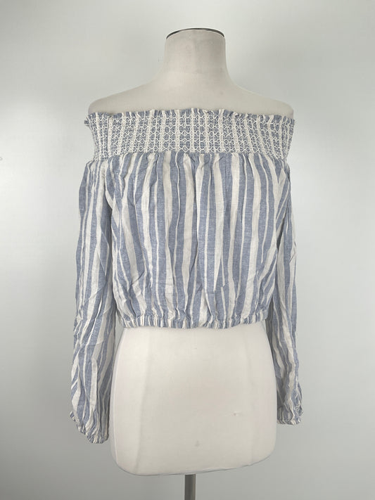 Blusa Gris de Rayas Guess