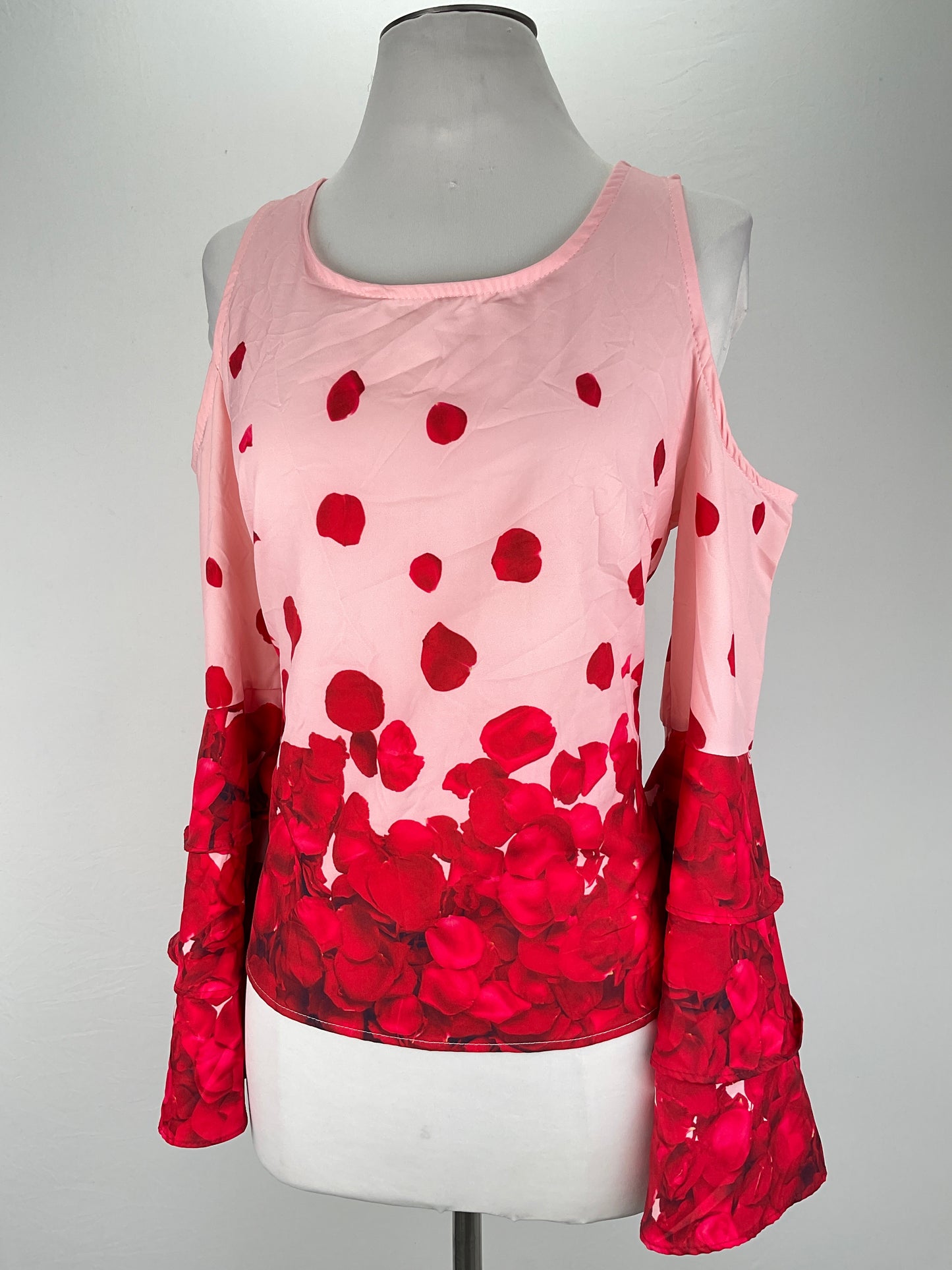 Blusa Rosado Floral Luxmi