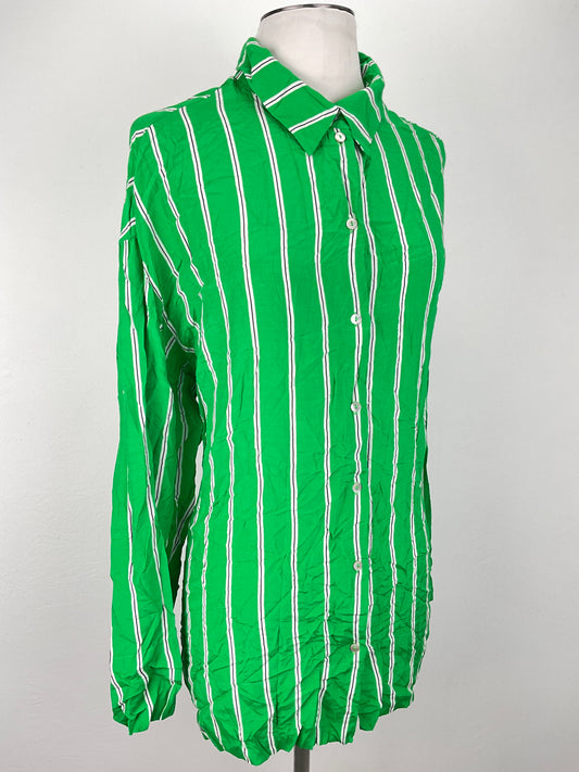 Camisa Verde de Rayas Hm