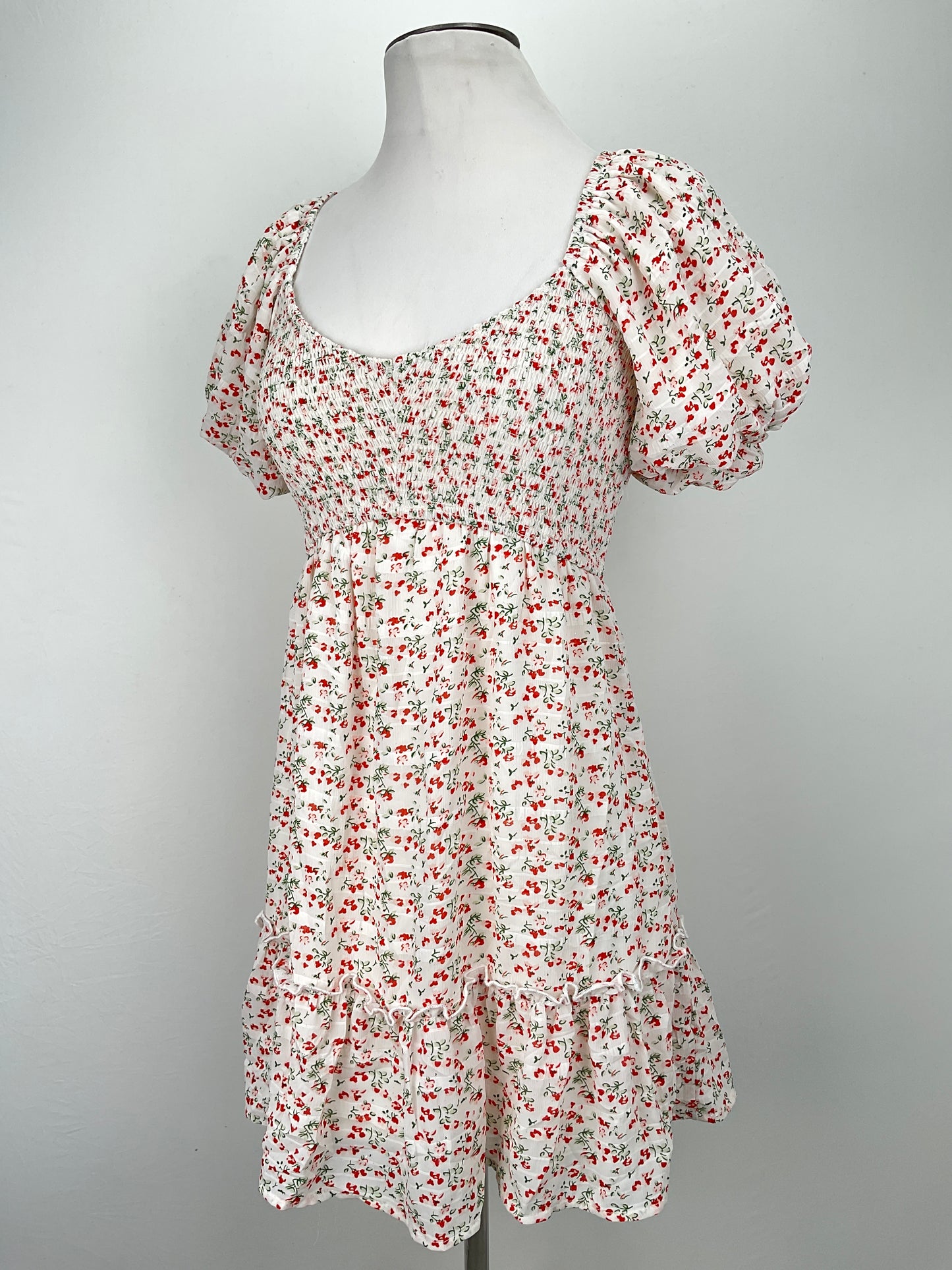 Vestido Blanco Floral Altar’d State