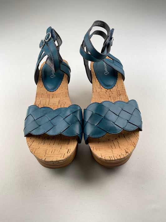 Zapatilla Azul Plataforma Baretraps