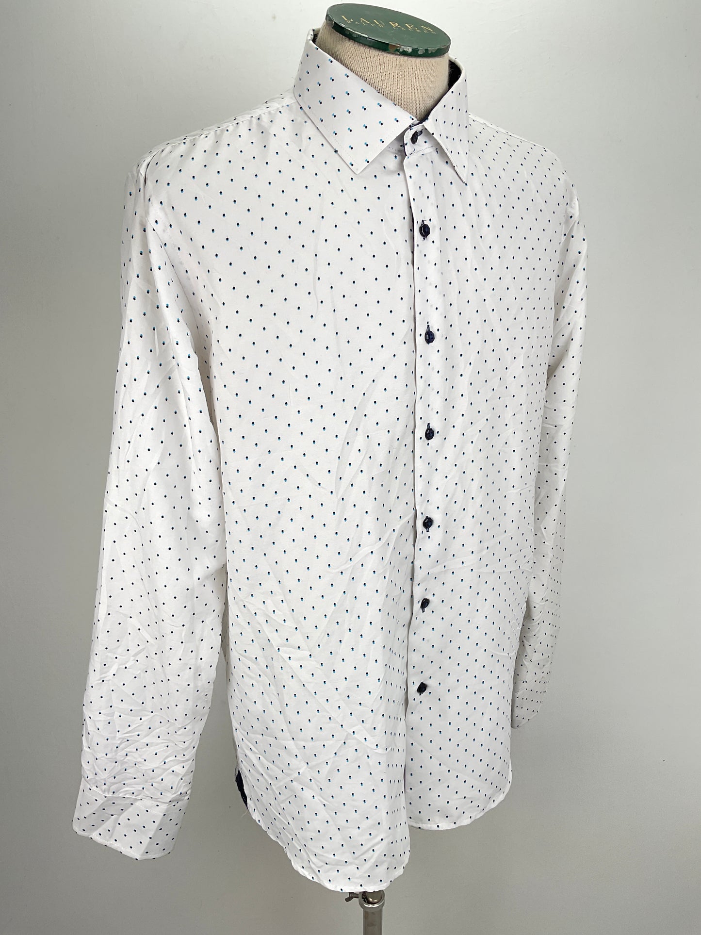 Camisa Blanco de Lunares Silver Stone