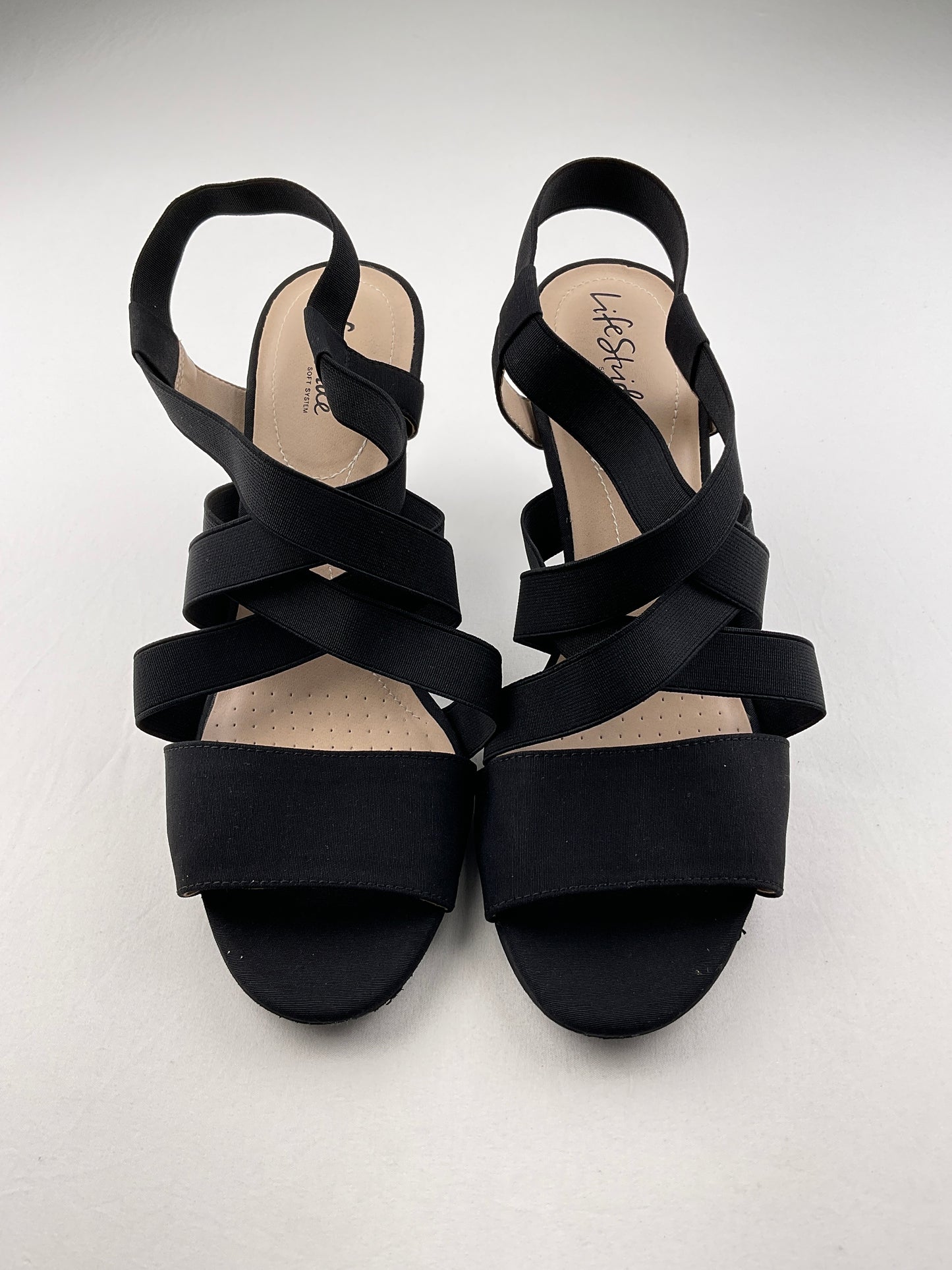 Zapatilla Negro de Tacón Life Stride