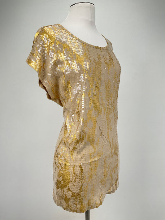 Blusa Dorado de Brillo Michael Kors