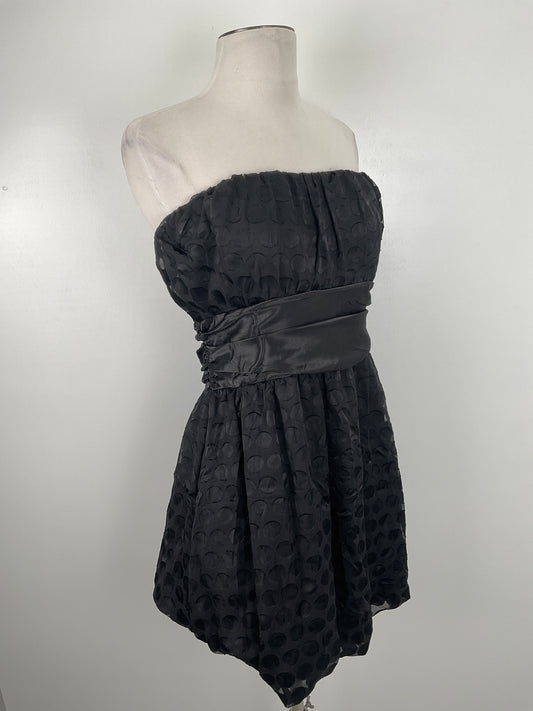 Vestido Negro Snap