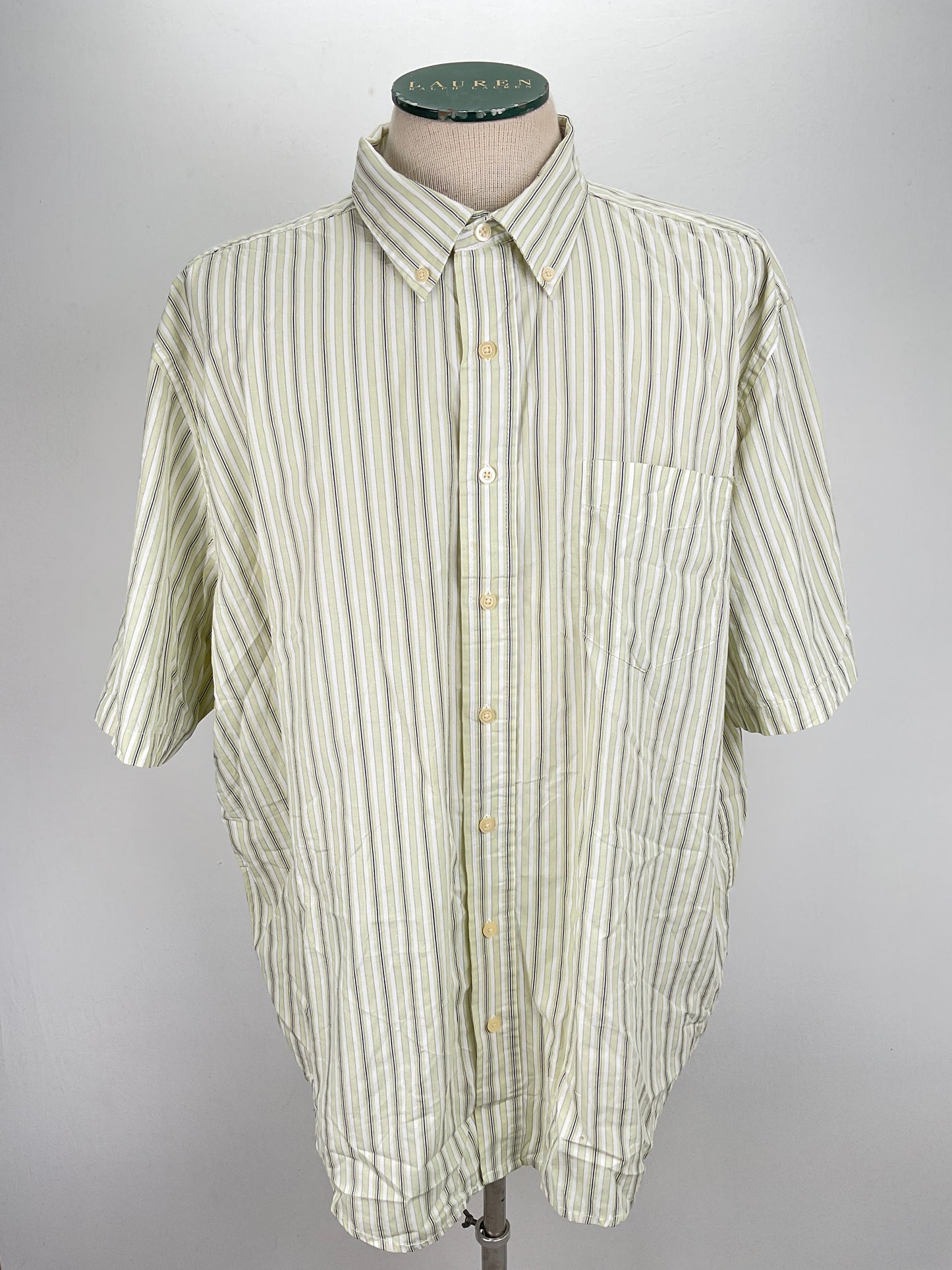 Camisa Verde de Rayas Purtan