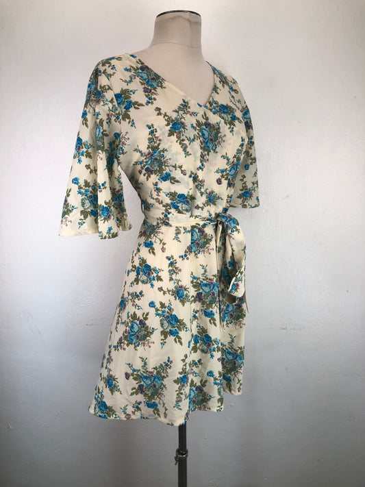 Vestido Beige Floral Variangis