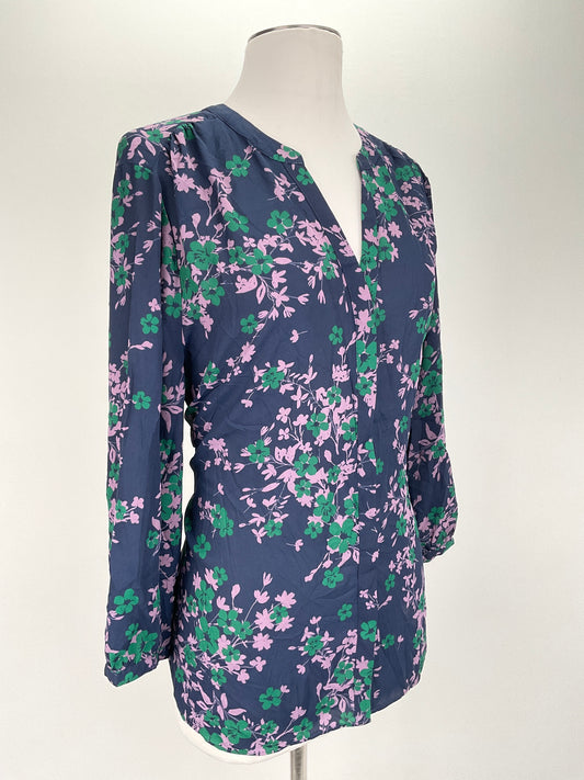 Blusa Azul marino Floral Nydj