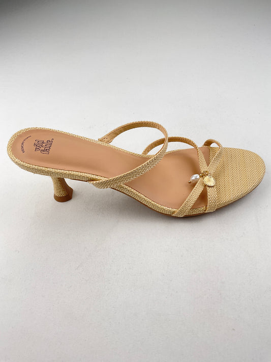 Zapatilla Crema de tacón Wild Fable