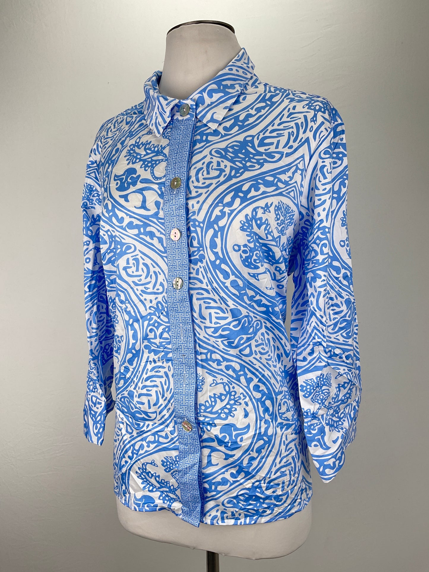 Camisa Blanco Floral Ali miles