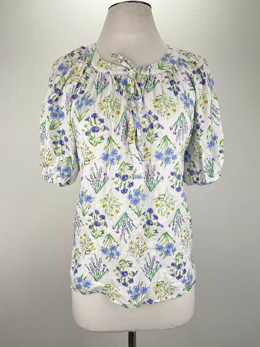 Blusa Blanco Floral Loft
