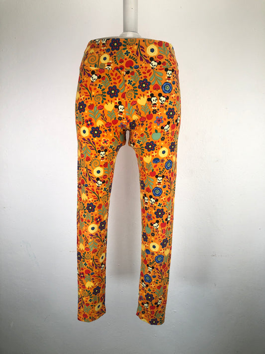 Licra Amarillo Floral Lula Roe