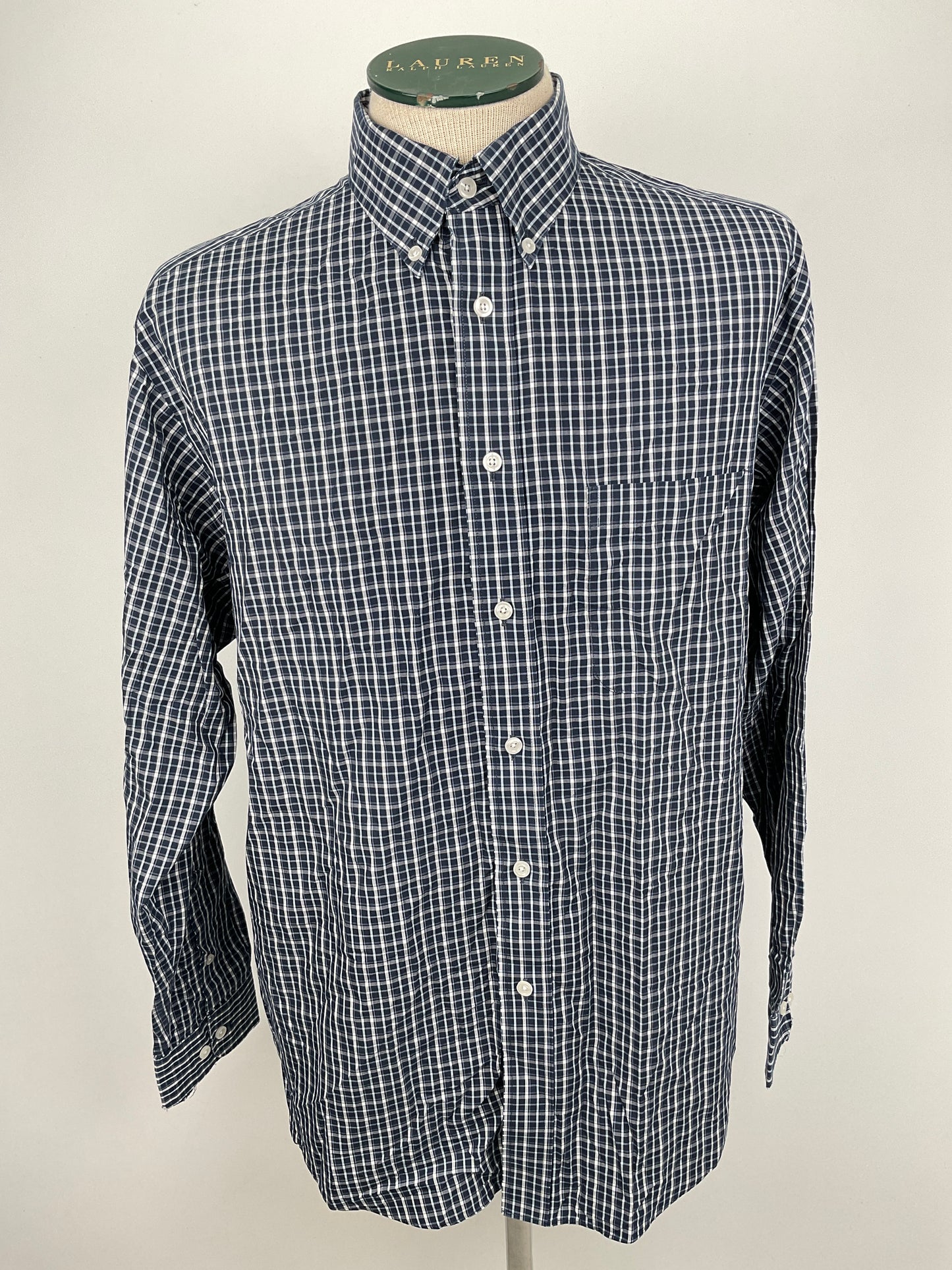 Camisa Azul marino de Cuadro Gold Label