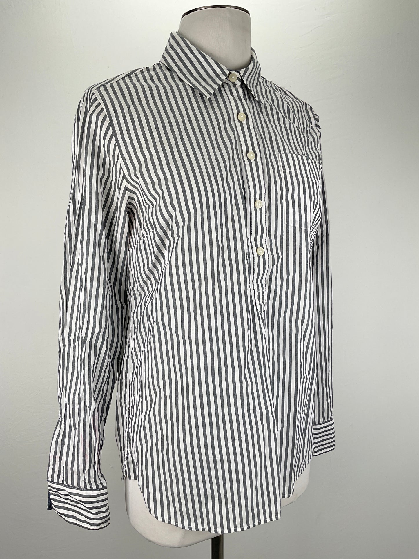 Camisa Gris de Rayas Tommy Hilfiger