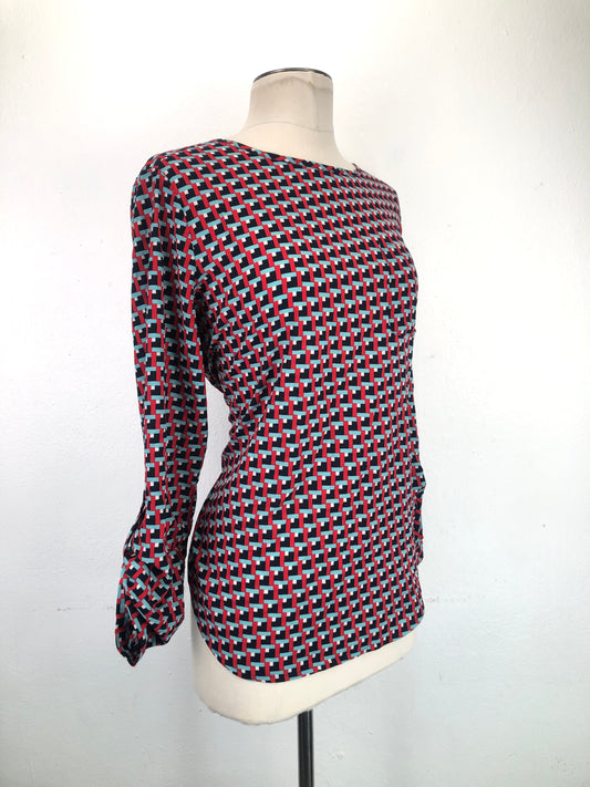 Blusa Multicolor de Cuadro Van Heusen