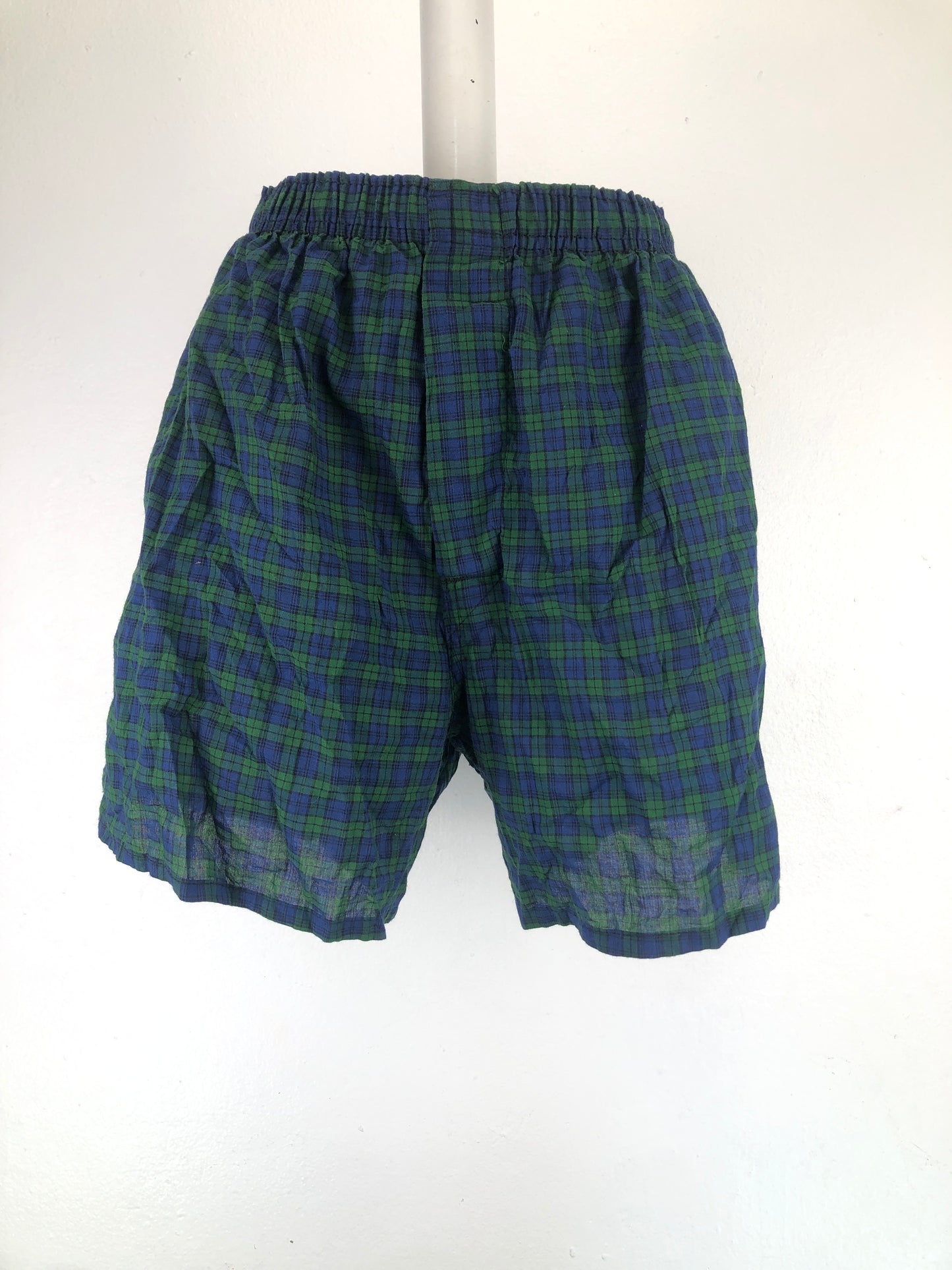 Boxer Verde de Cuadro Hanes