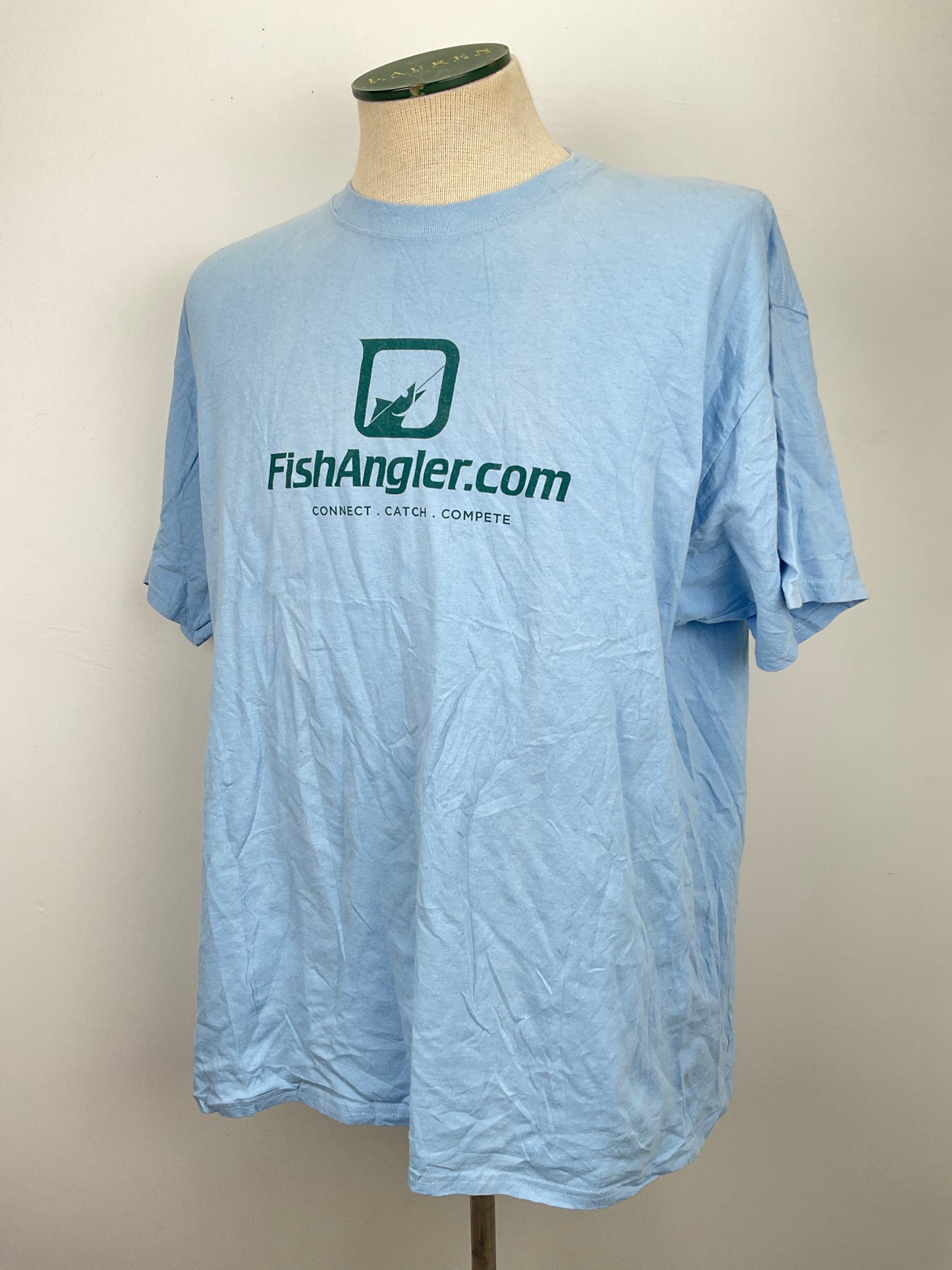 Camiseta Azul Claro Hanes Tagless