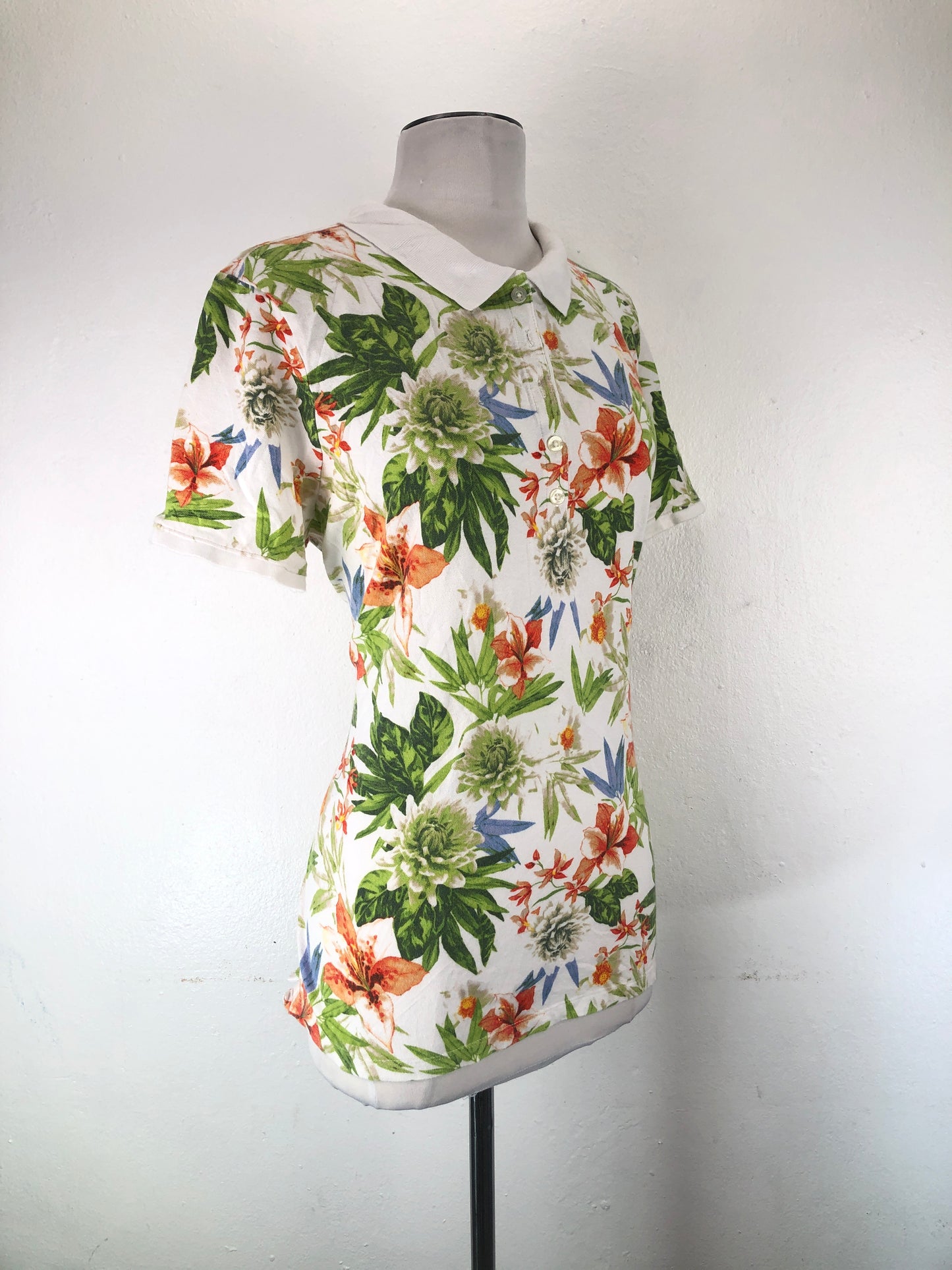 Camiseta Crema Floral Laura Scott
