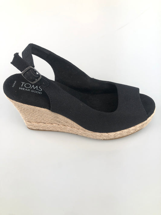 Zapatilla Negro Plataforma  Toms