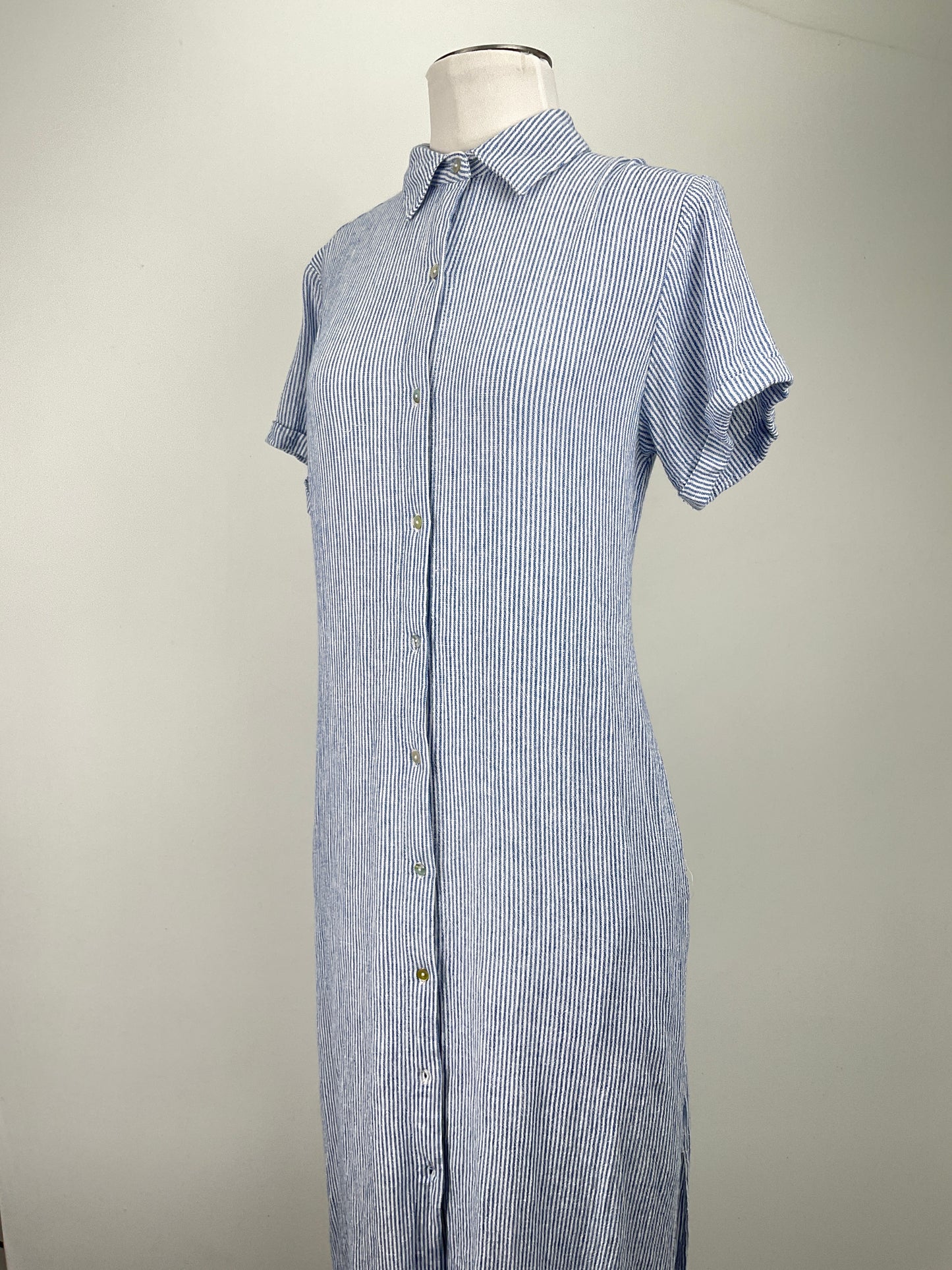 Vestido Azul de Rayas California