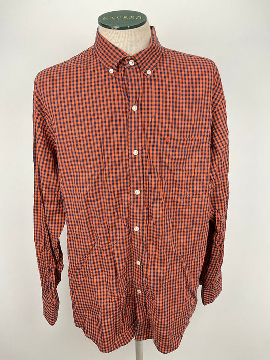 Camisa Naranja de Cuadro Izod