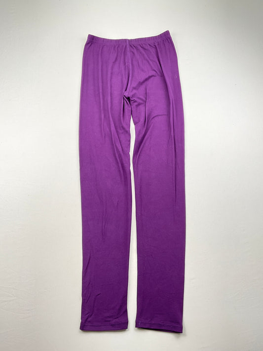 Licra Morado Deportivo Leggings Depot