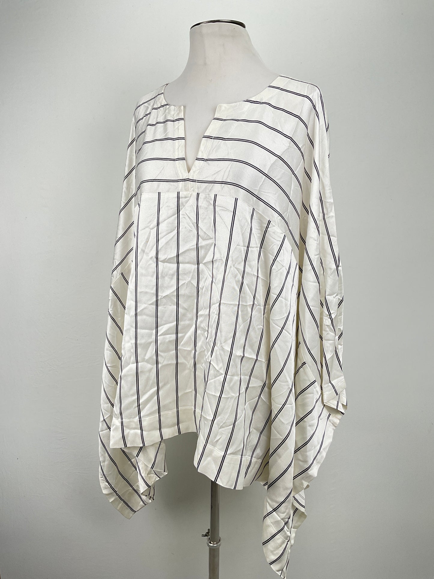 Blusa Blanco de Rayas St. John
