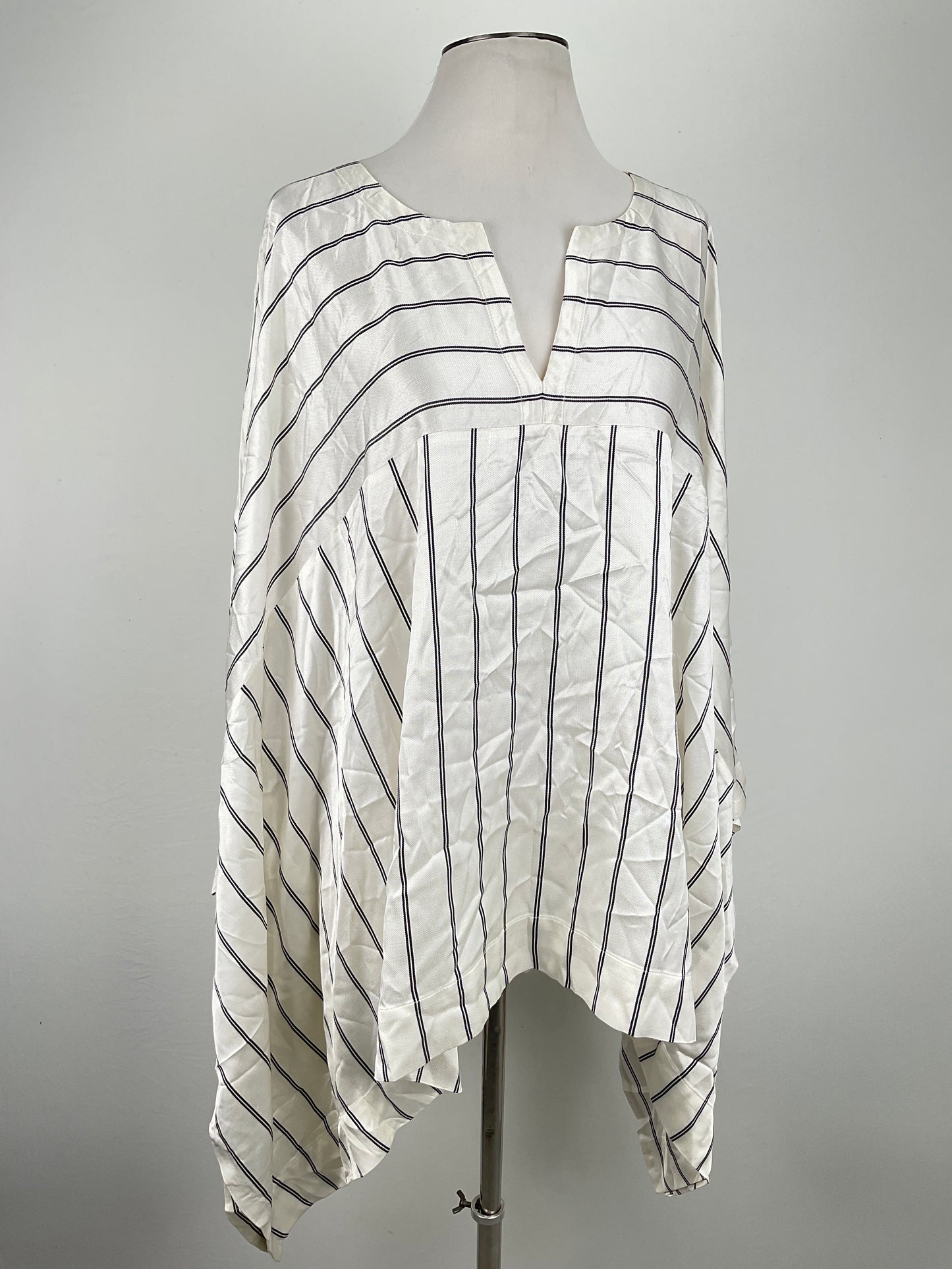 Blusa Blanco de Rayas St. John